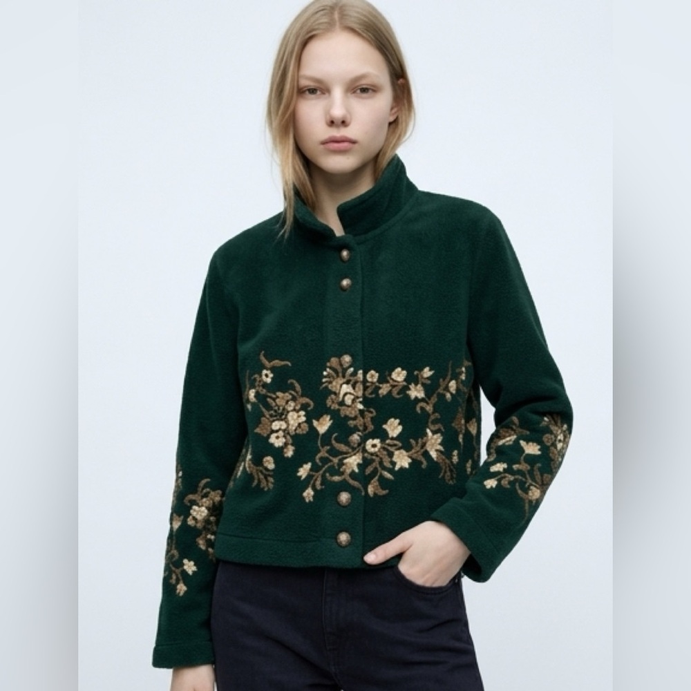Vintage County Clothing Fleece Cardigan